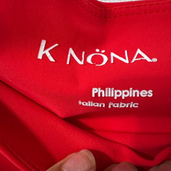 Kinona Long Strides Golf Skort L Red Preppy Tennis Vacation Athletic - Picture 2 of 6
